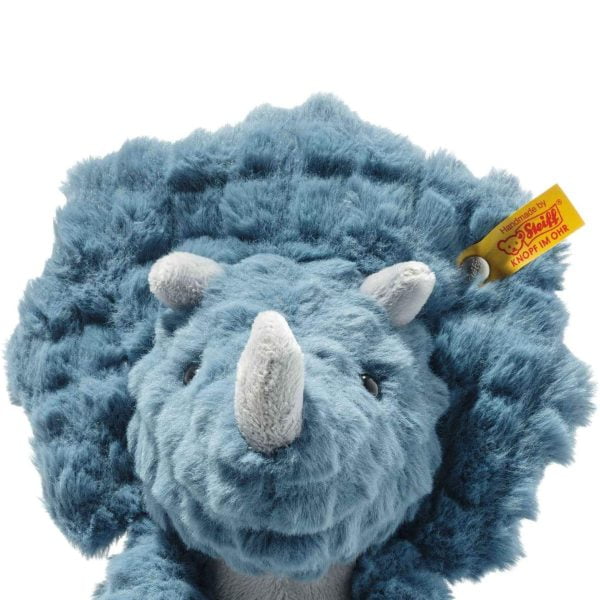 Steiff 087806 Soft Cuddly Friends Dixi The Triceratops Face