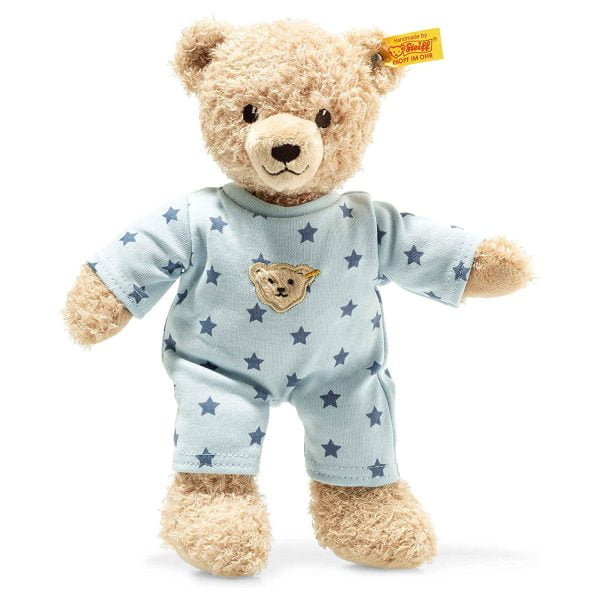 Steiff 241642 Teddy Bear boy Baby with Pyjama BeigeBlue 25