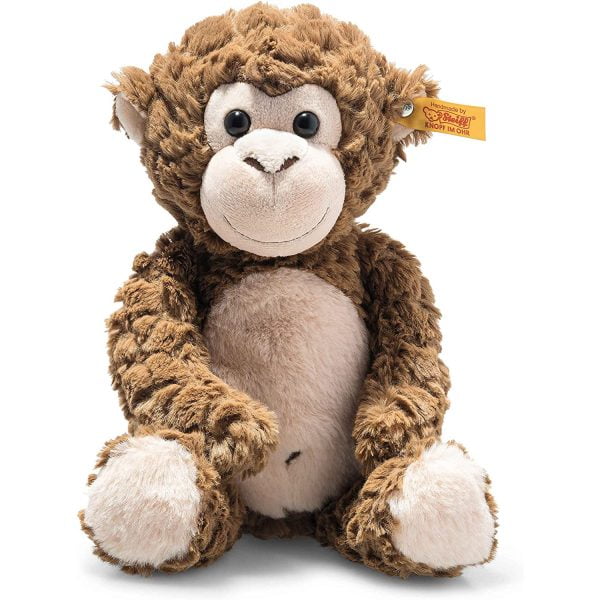 Steiff Bodo Monkey 30 cm - Cuddly & Soft Washable - Brown (060427