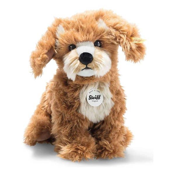 Steiff Curlie Cockapoo 076909 Toy For Children Soft And Cuddly Washable Red Brown 24 Cm