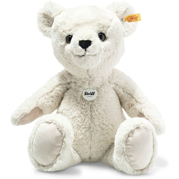 Steiff Heavenly Hugs Benno Teddy Bear 42 cm Soft Toy for Kids - Cuddly & Soft Washable - Cream (113727)
