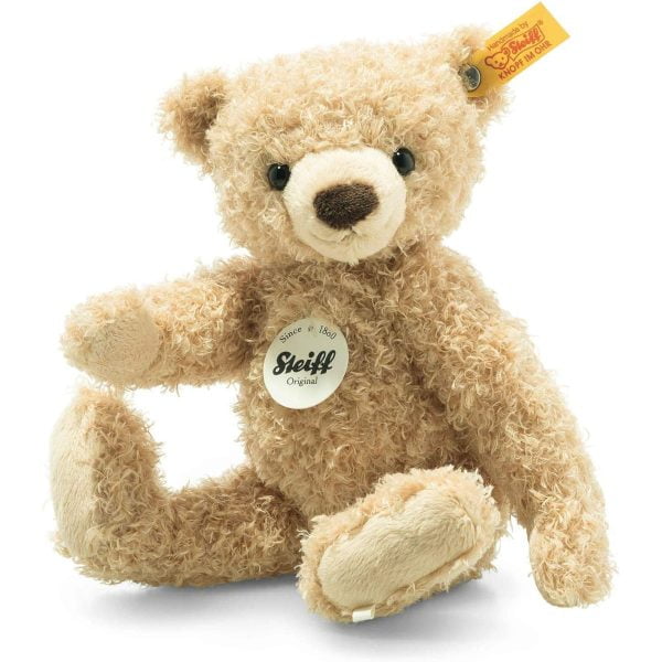 Steiff Teddies For Tomorrow Max Teddy Bear 23 Cm Toy For Children Soft And Cuddly Washable Beige (023002)