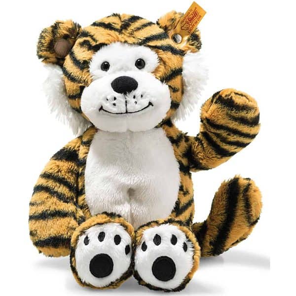 Steiff Toni Tiger 066146 – 30 Cm – Soft Cuddly Friends – Soft & Washable – Striped