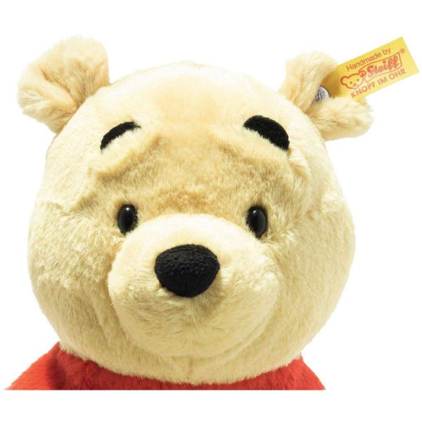 Steiff Winnie The Pooh Soft Cuddly Friends Disney Originals Pooh 29 Cm Cuddly Toy For Children Soft & Cuddly Washable Blonde (024528) Face