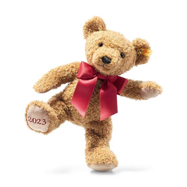 Steiff Teddy Bear Cosy Year 2023 – 34 cm – Cuddly Toy – Golden Brown
