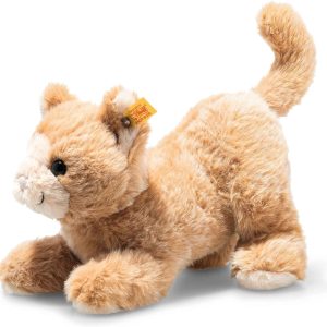 Steiff 099182 Soft Cuddly Friends Cassie cat, Red Blonde, 26 cm
