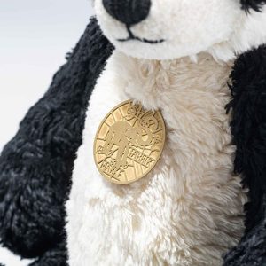 Steiff Evander Panda Bear – 2022 - Closeup