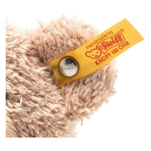 Steiff Curlie Cockapoo 076909 Toy For Children Soft And Cuddly Washable Red Brown 24 Cm Ear