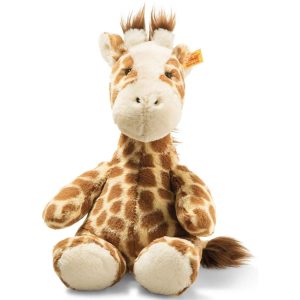 Steiff Girta Giraffe Soft Cuddly Friends Washable Plush Soft Toy In Gift Box 28cm 068157