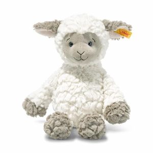 Steiff 073427 Original Lita Lamb, Soft Toy Approx. 30 cm, from Birth