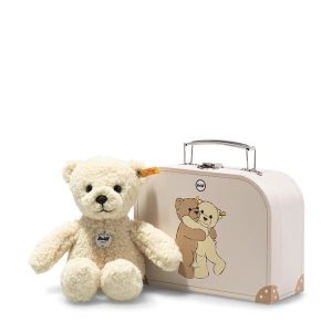 Steiff Mila Teddy Bear 21 cm Cuddly Toy Vanilla in Case
