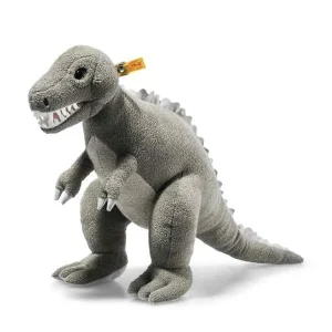 Steiff Thaisen T-Rex Dino Cuddly Toy 45 cm Grey
