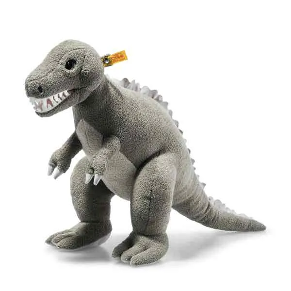 Steiff Thaisen T-Rex Dino Cuddly Toy 45 cm Grey