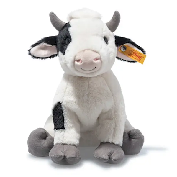 Steiff 067853 Soft Cuddly Friends Cobb Cow Plush 24cm