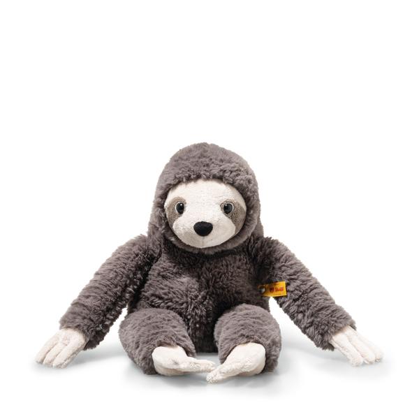 Steiff 056383 Sanny Sloth Cuddly Sitting Grey Plush Soft Toy