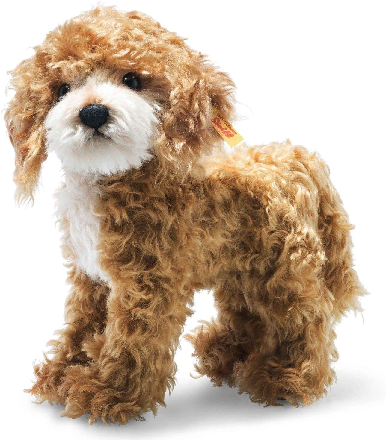 Steiff Ricky Cockapoo 27 cm Collector's Item, Not a Toy, Washable, Red-Brown