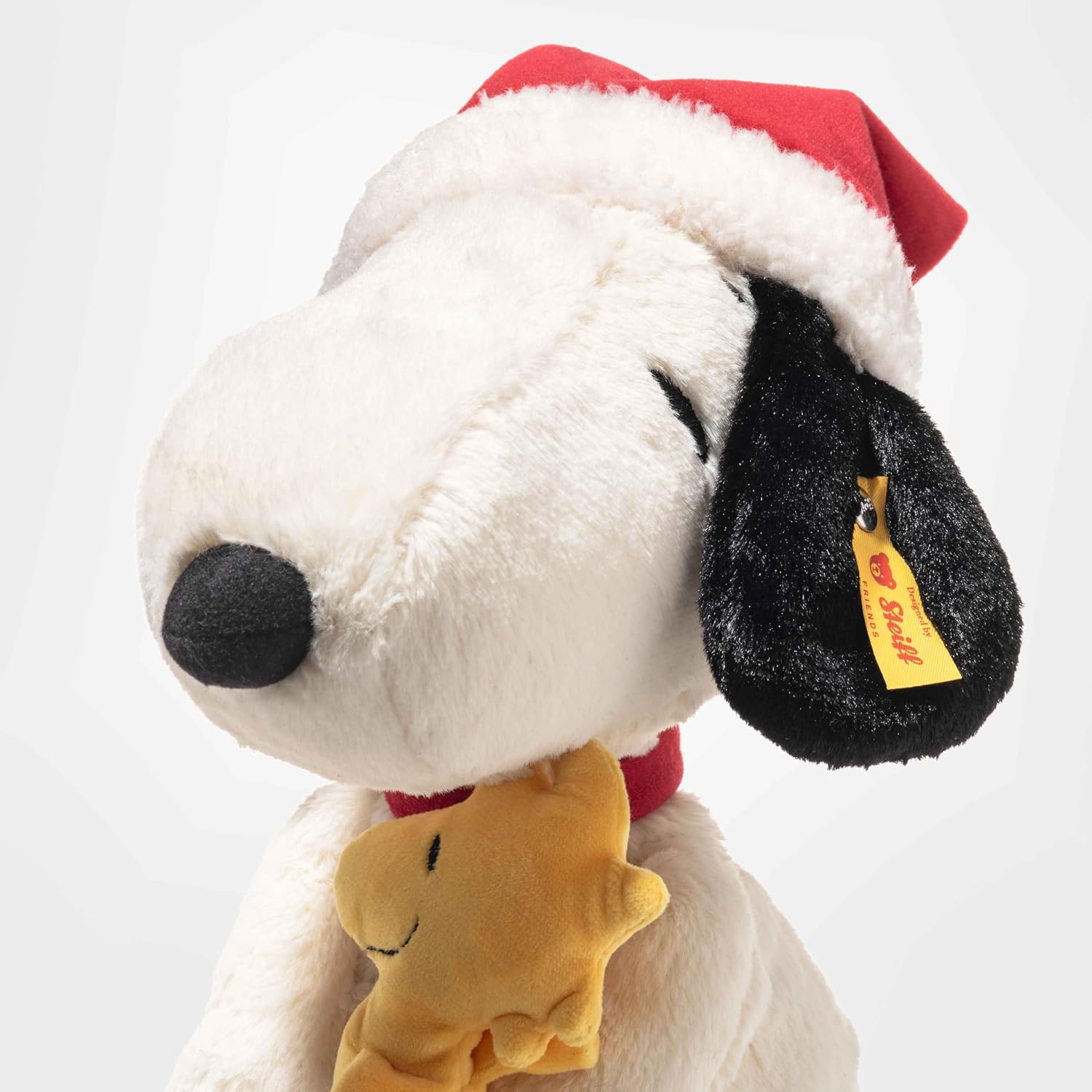 Steiff Snoopy with Woodstock and Santa Hat 30cm Christmas Edition - Image 3