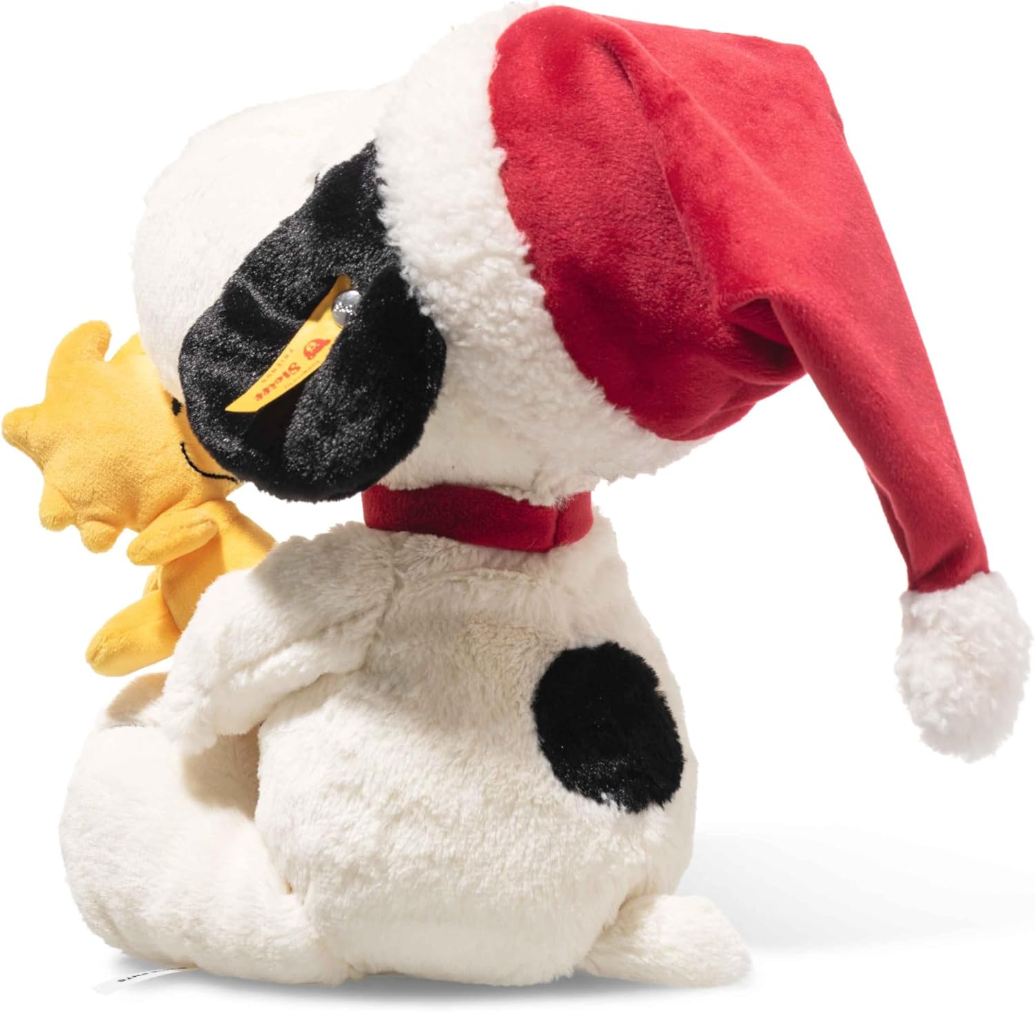 Steiff Snoopy with Woodstock and Santa Hat 30cm Christmas Edition - Image 4