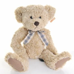 Russ Berrie Tennyson Bear Medium 15inch with Free knitted Jumper Worth £18