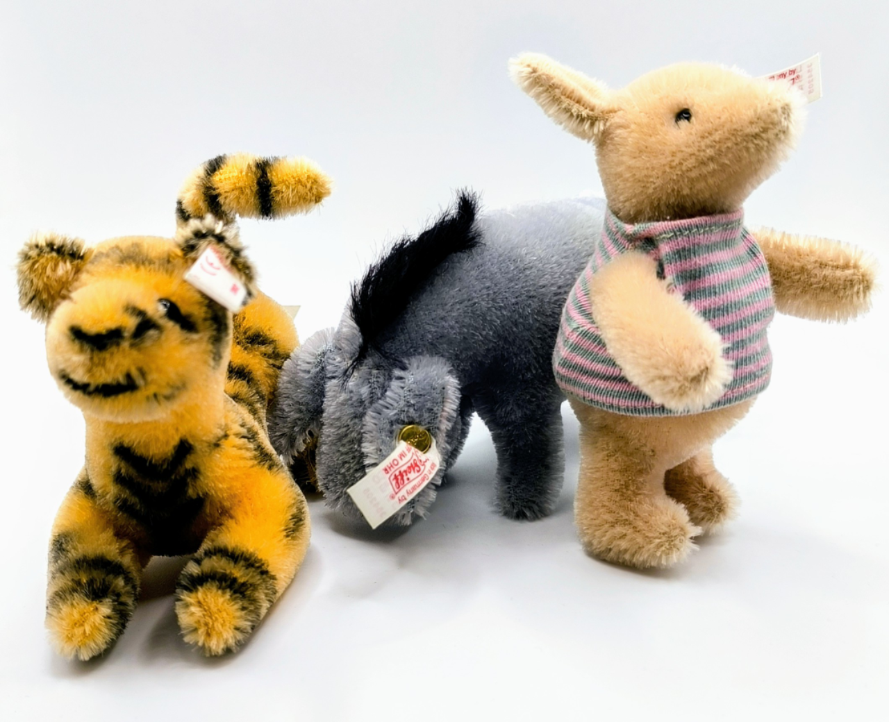 Steiff 354205 Walt Disney Winnie the Pooh Miniature Mohair Disney Set with box - Image 2