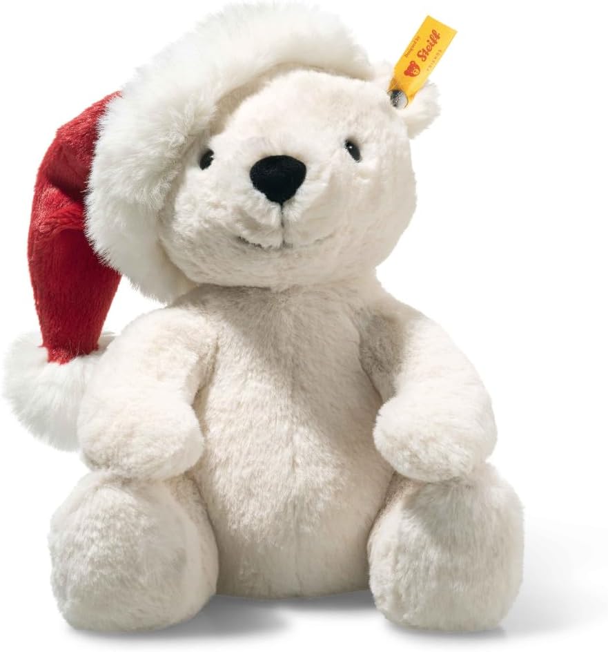 Steiff cuddly toy cosy Christmas Rico Polar Bear Free steiff Bag Worth £5