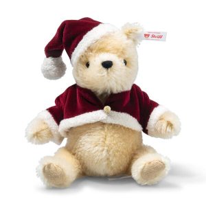 Steiff Disney Christmas Winnie the Pooh 17cm Limited Edition only LAST ONE